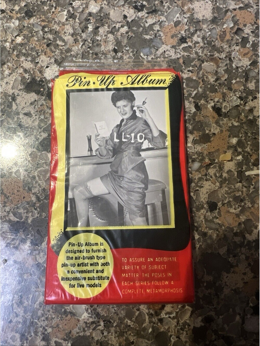 1940’s Risque Pin Up Photo Pack Still In Original Wrapper 12 Photo Card Set